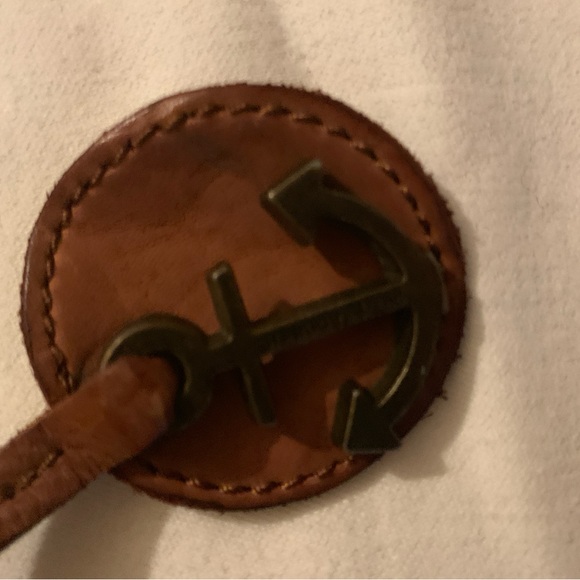 Harbor 2nd Genuine leather crossbody bag cognac brown messenger satchel - Picture 4 of 9